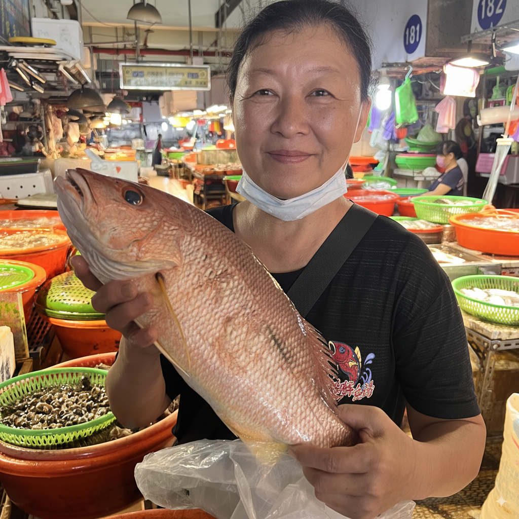 市場現撈與挑魚