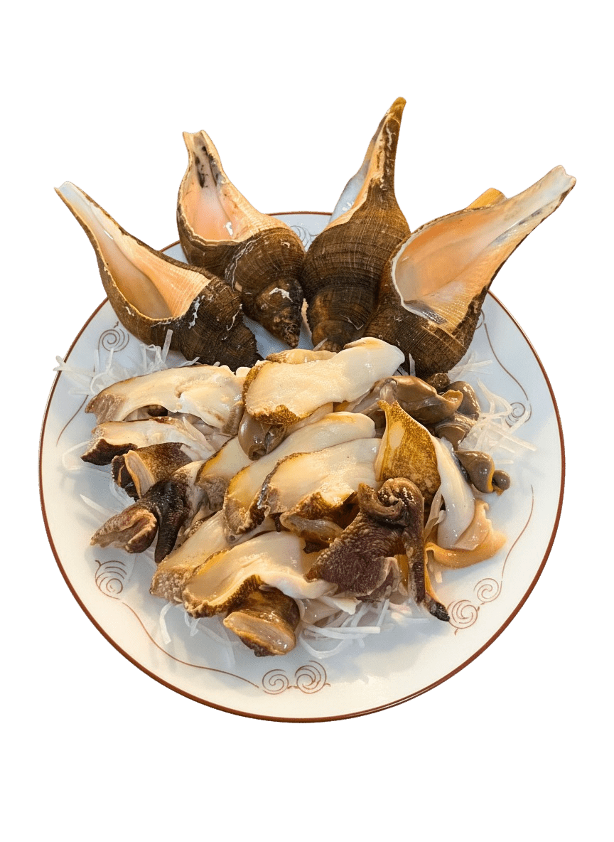 清燙海螺，阿慶鮮魚湯的東港隱藏版美食