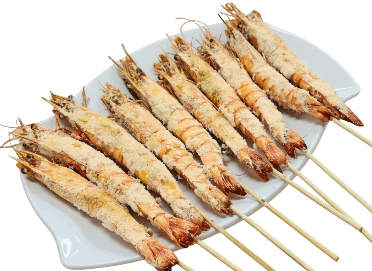 鹽烤草蝦，阿慶鮮魚湯推薦的東港美食